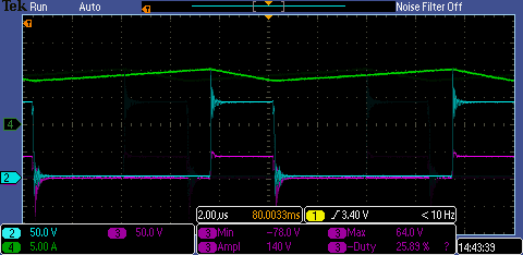 Cascaded boost waveform